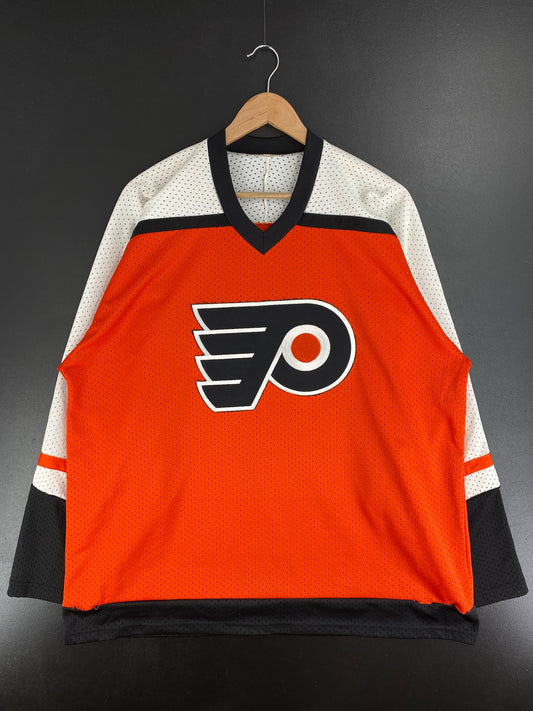 .Vintage PHILADELPHIA FLYERS NIKITA SCHERBAK Size Approx.XL NHL Hockey Game Shirt / A5384