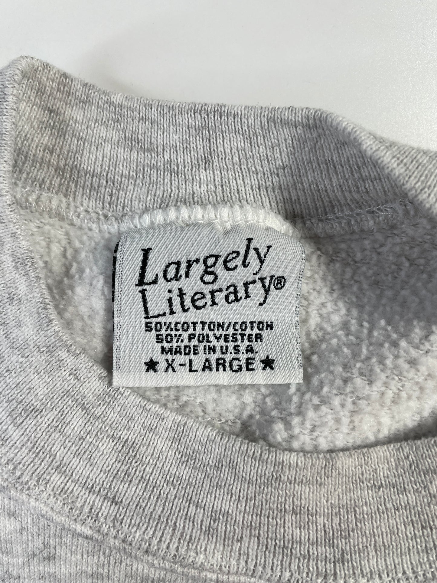 90's JACK KEROUAC Made in USA Size XL Vintage Sweat-Shirt / A9154