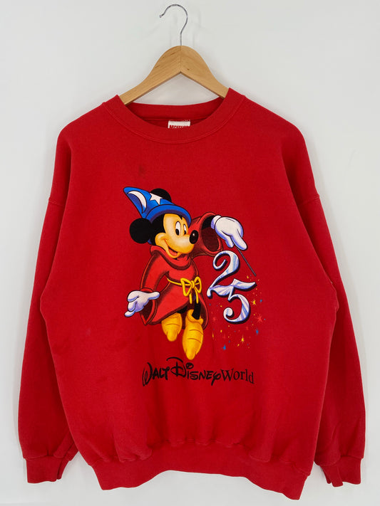 90's DISNEY MICKEY Made in USA Size XL Vintage Sweat-Shirt /K5496