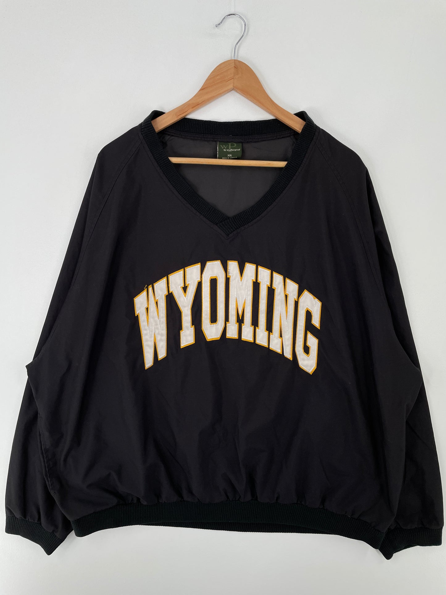 Vintage WYOMING Size XXL College Nylon Jacket / A9556
