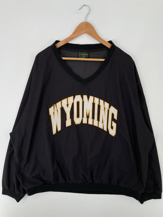 Vintage WYOMING Size XXL College Nylon Jacket / A9556