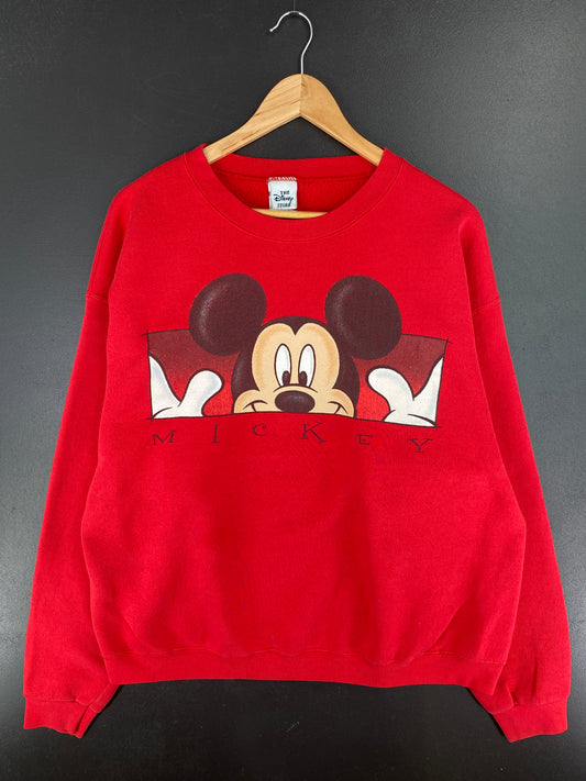 00' DISNEY MICKEY Size XL Vintage Sweat-shirt / A4699