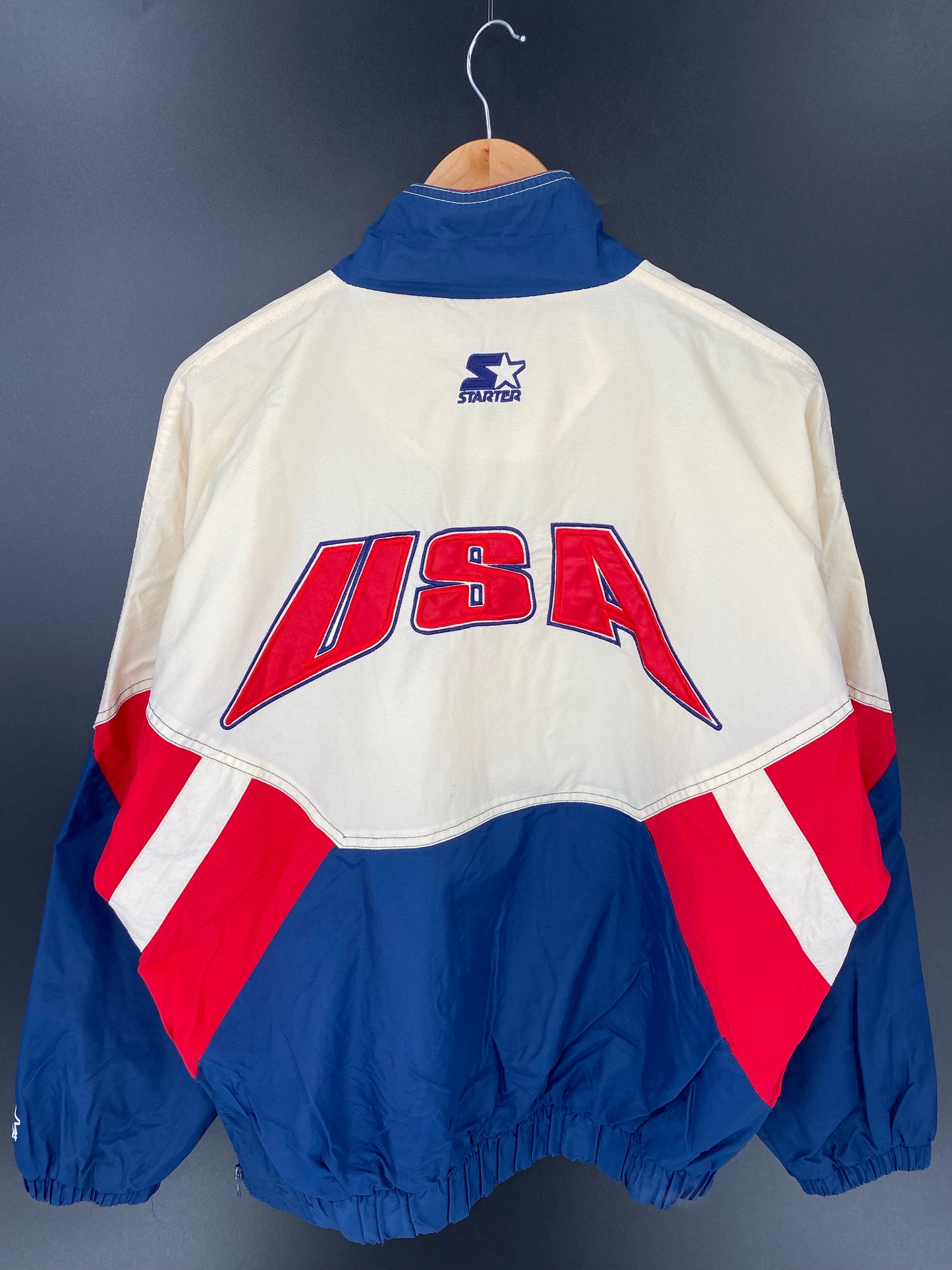 1996' STARTER x ATLANTA OLYMPIC GAME Size M Vintage Zip-up Nylon Jacket  / K8033