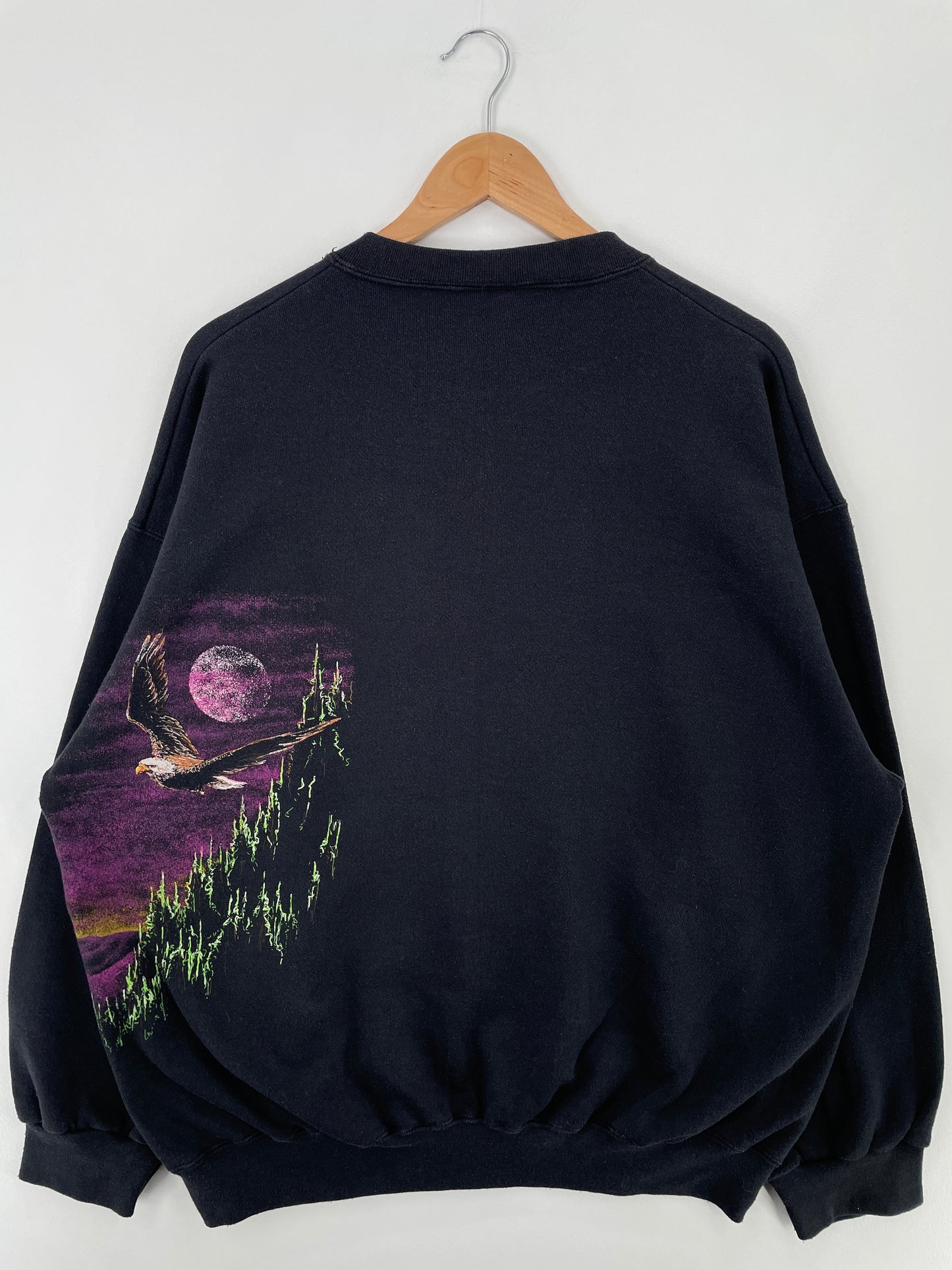 90's EAGLE MTR. SANCTUARY Made in USA Size XXL Vintage Animal Sweat-Shirt / E55