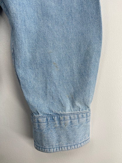 Vintage HARLEY DAVIDSON Size XXL Denim Button-Down Shirt / A6361