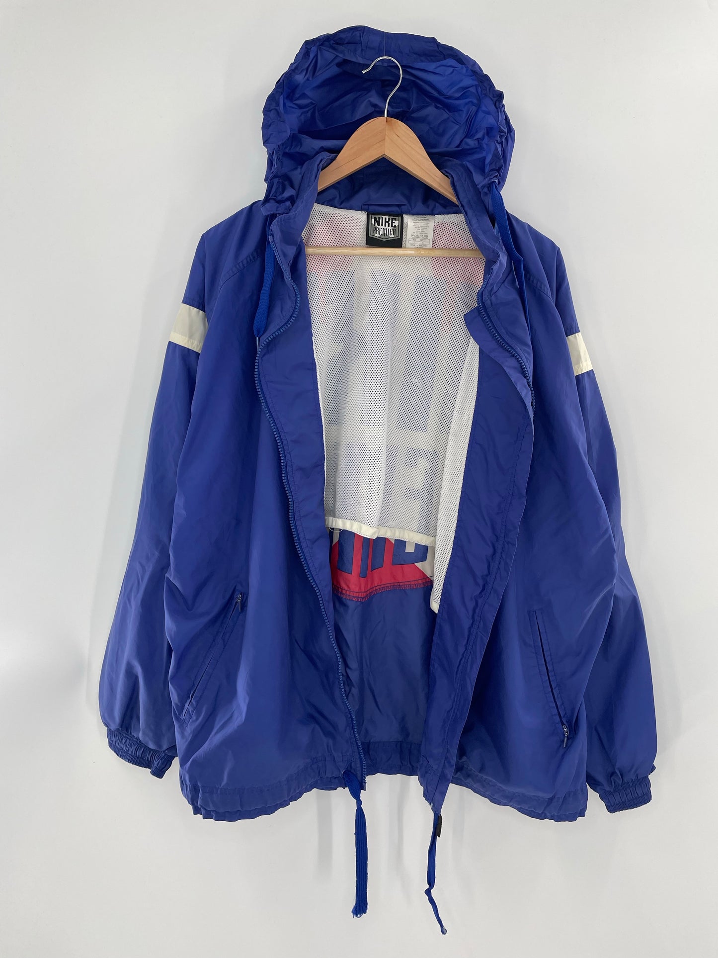 90’s NIKE PREMIER Size L Vintage Zip-up Nylon Jacket / K5342