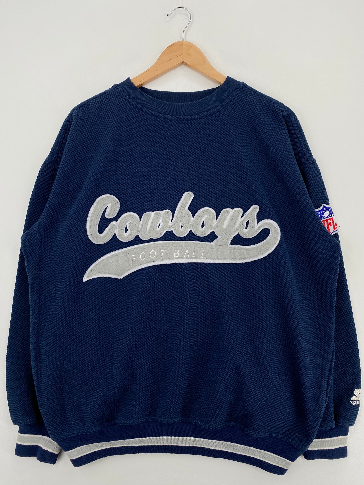 90's STARTER x DALLAS COWBOYS Size XL Vintage NFL Sweat-Shirt / A3995