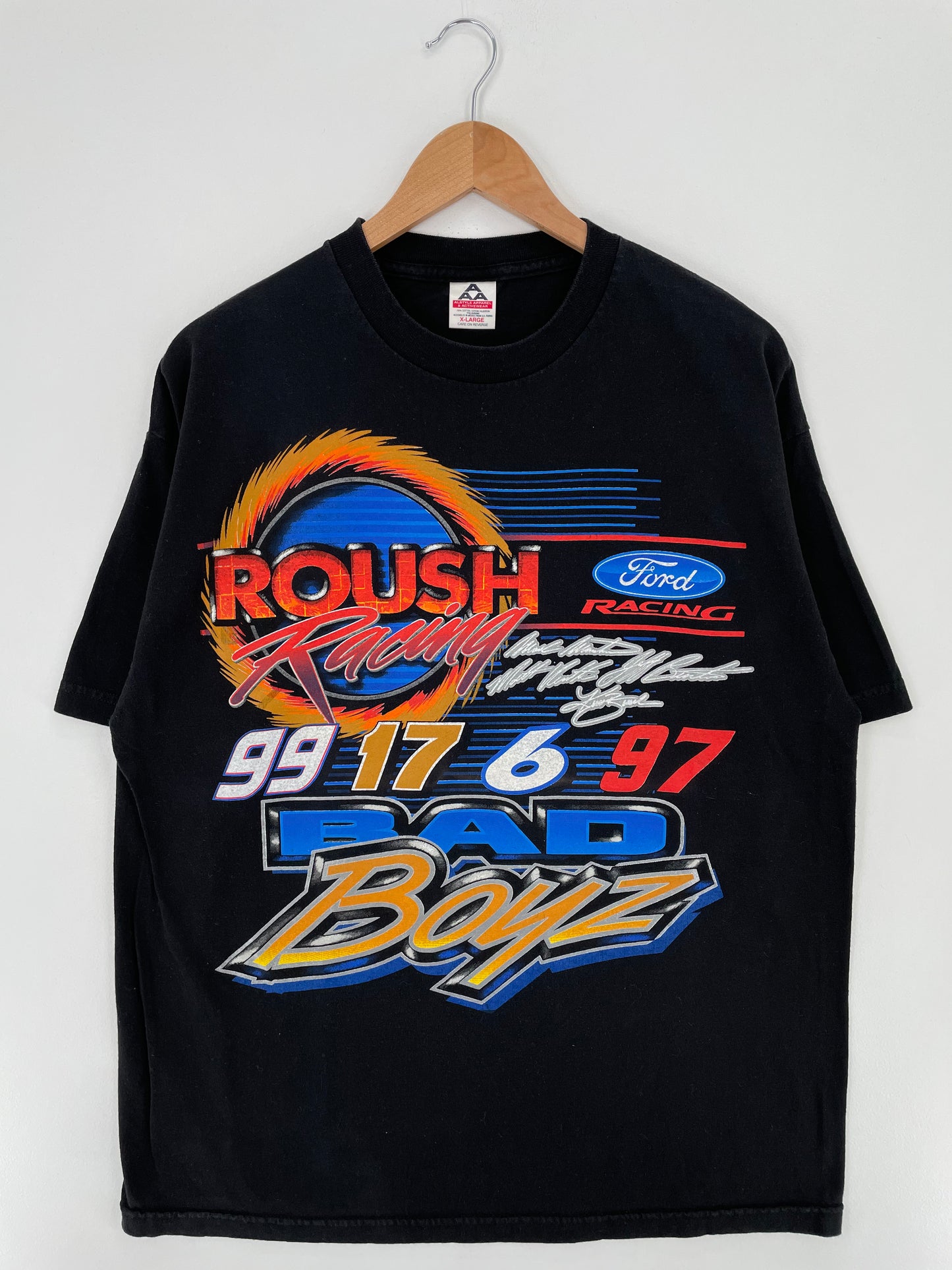 00' FORD x ROUSH Size XL Vintage Racing T-Shirt / A2169