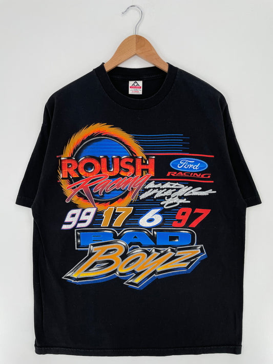 00' FORD x ROUSH Size XL Vintage Racing T-Shirt / A2169