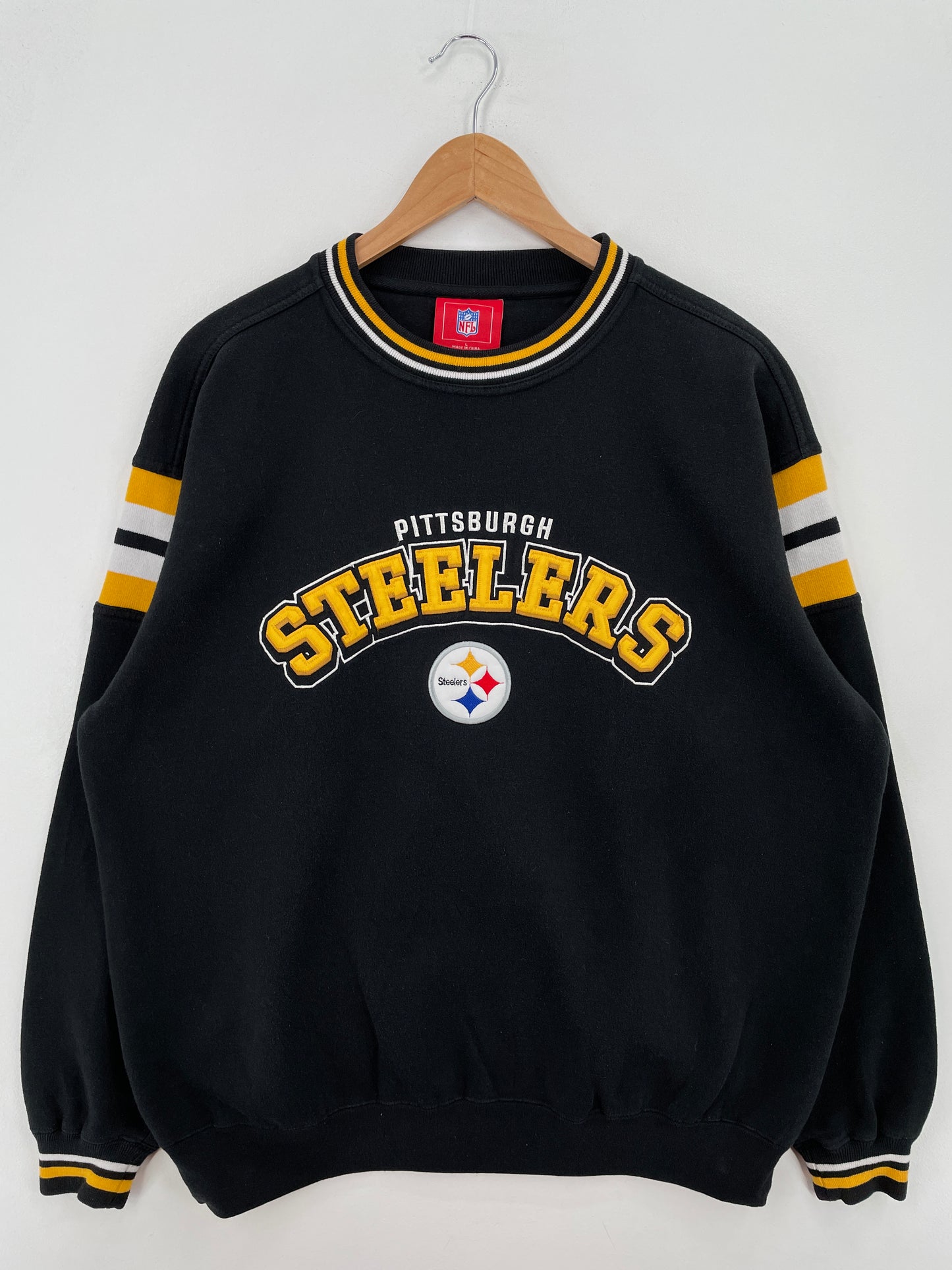 Vintage PITTSBURGH STEELERS Size L NFL Sweat-Shirts / A8027