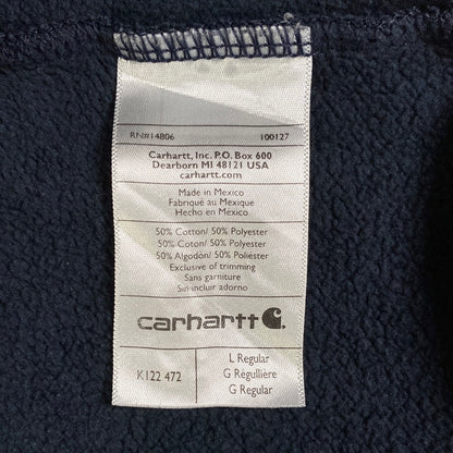 Vintage CARHARRT Size L Zip Up Hoodie Sweat Shirt / A9583