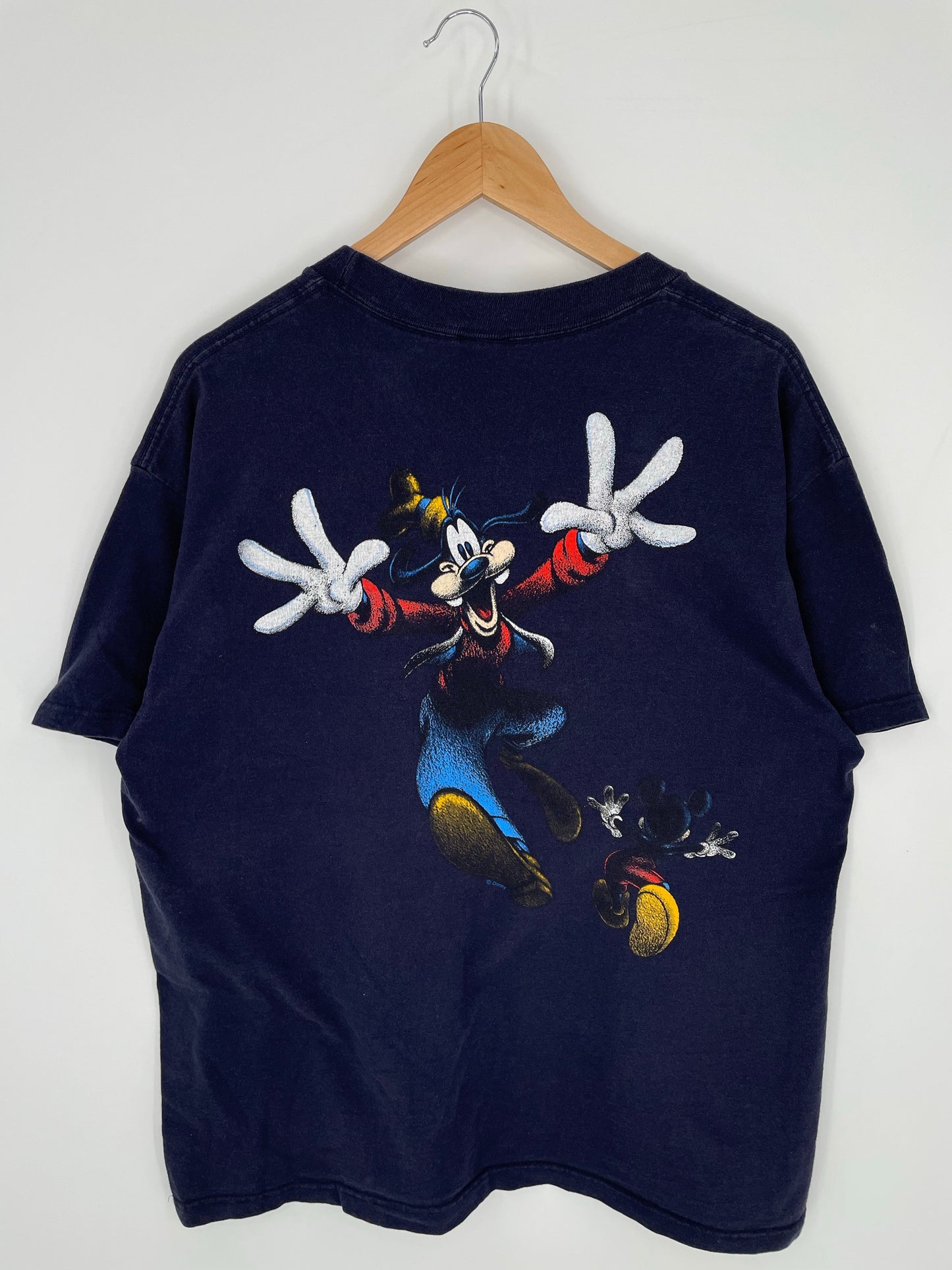 .90’s DISNEY MICKEY GOOFY Size XL T-Shirt / A8832