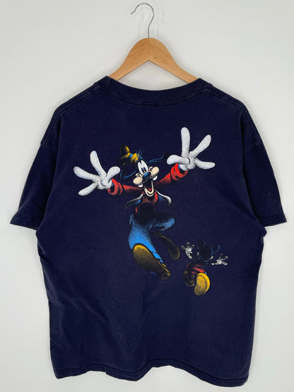 .90’s DISNEY MICKEY GOOFY Size XL T-Shirt / A8832