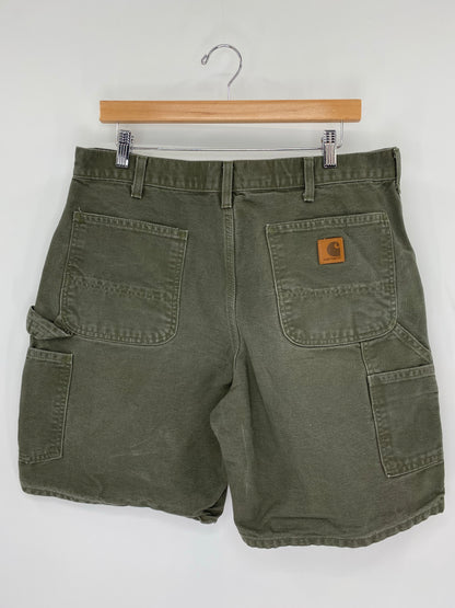 Vintage CARHARTT Size 36 Duck Shorts / K9051