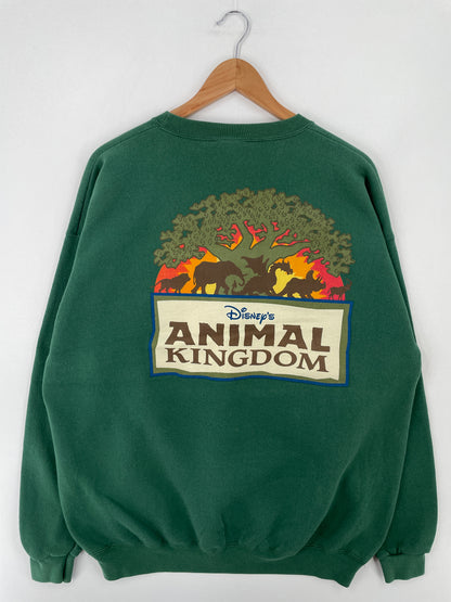 90's DISNEY ANIMAL KINGDOM Made in USA Size XXL Vintage Sweat-shirt / A9456
