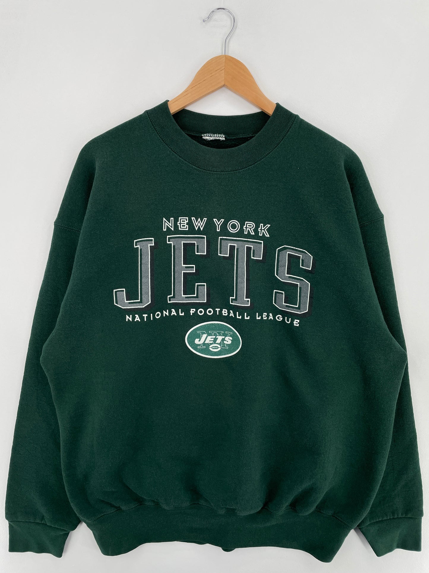 Vintage NEW YORK JETS Size Approx.XL NFL Sweat-Shirt / E1088