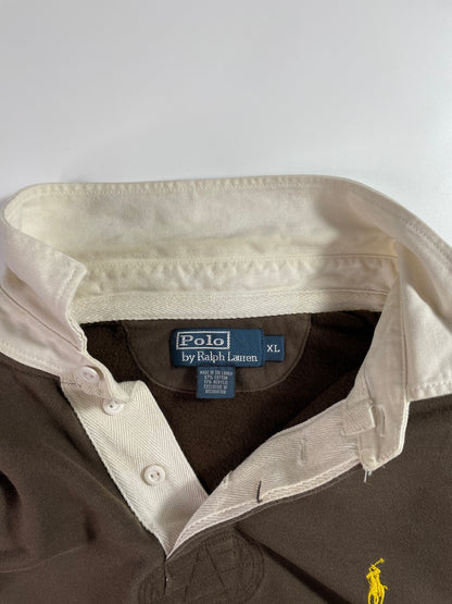 90's POLO RALPH LAUREN Size XL Vintage Rugby shirt / A1985