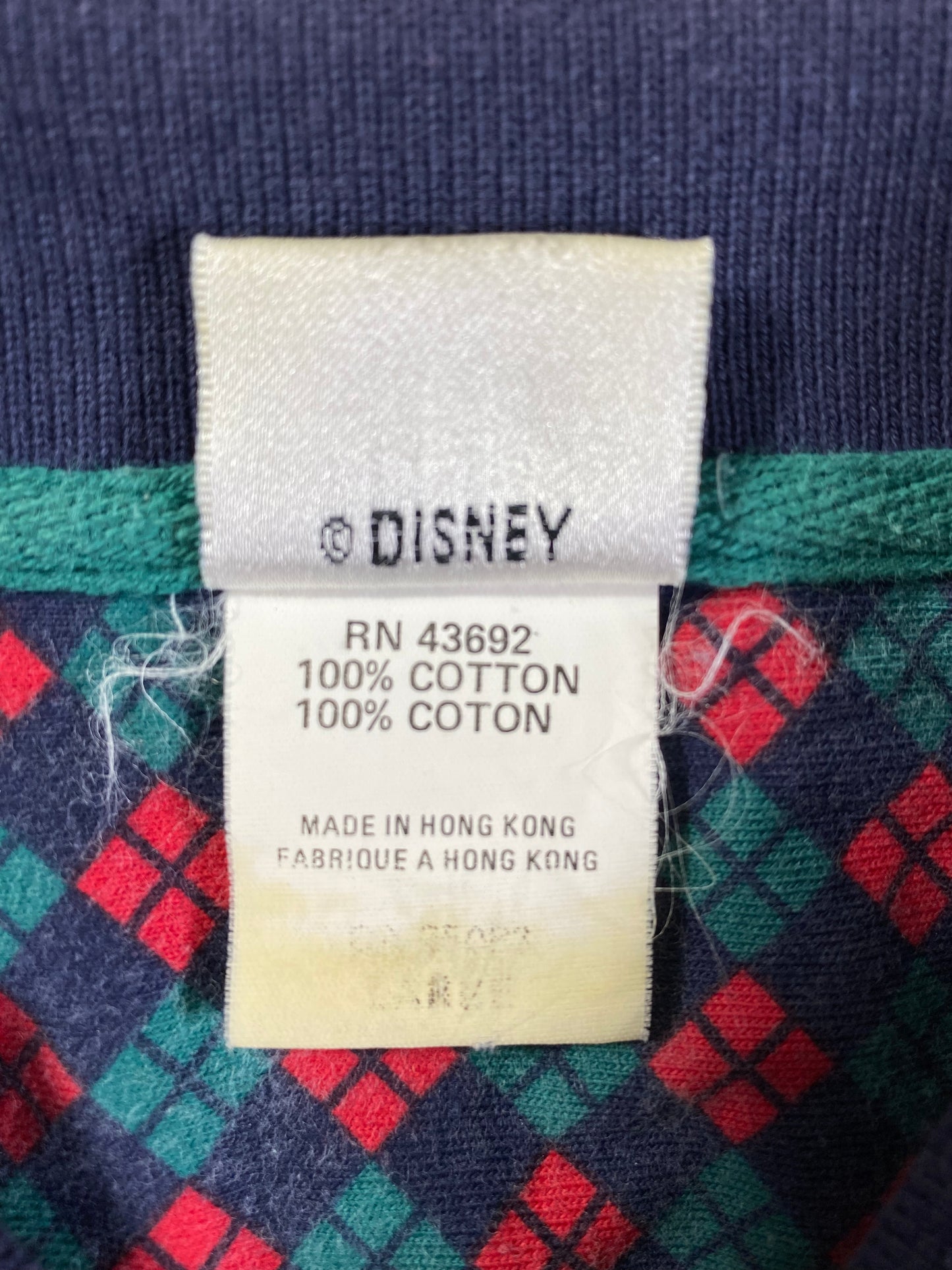 00' DISNEY MICKEY PLUTO Size L Vintage T-Shirts / A586