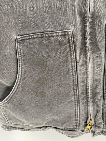 Vintage CARHARTT Size L Zip Up Sweat-shirt Jacket / K8265