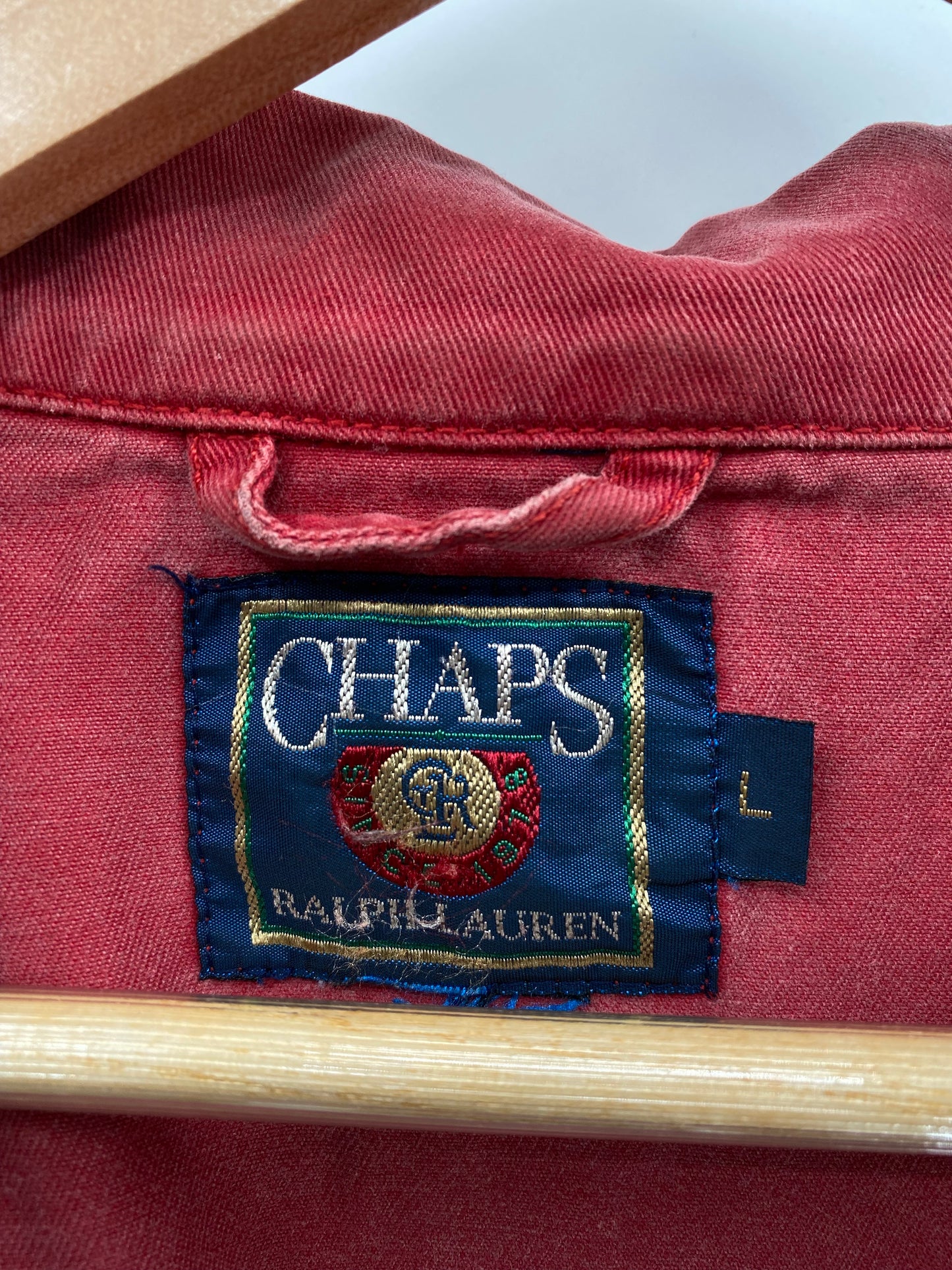 90’s CHAPS RALPH LAUREN Size L Vintage Denim Jacket / K6681