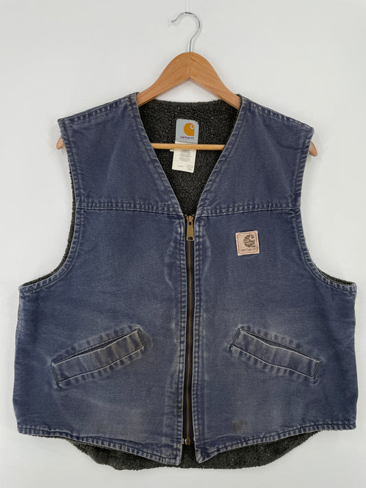 Vintage CARHARTT Made in USA Size L Duck Vest / A8646