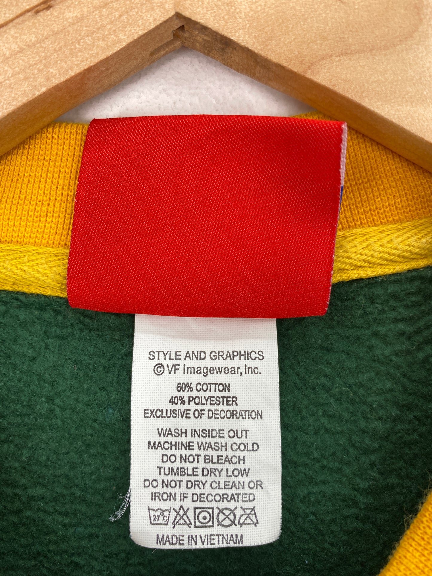 Vintage GREEN BAY PACKERS Size M NFL Sweat-Shirt/ A5728