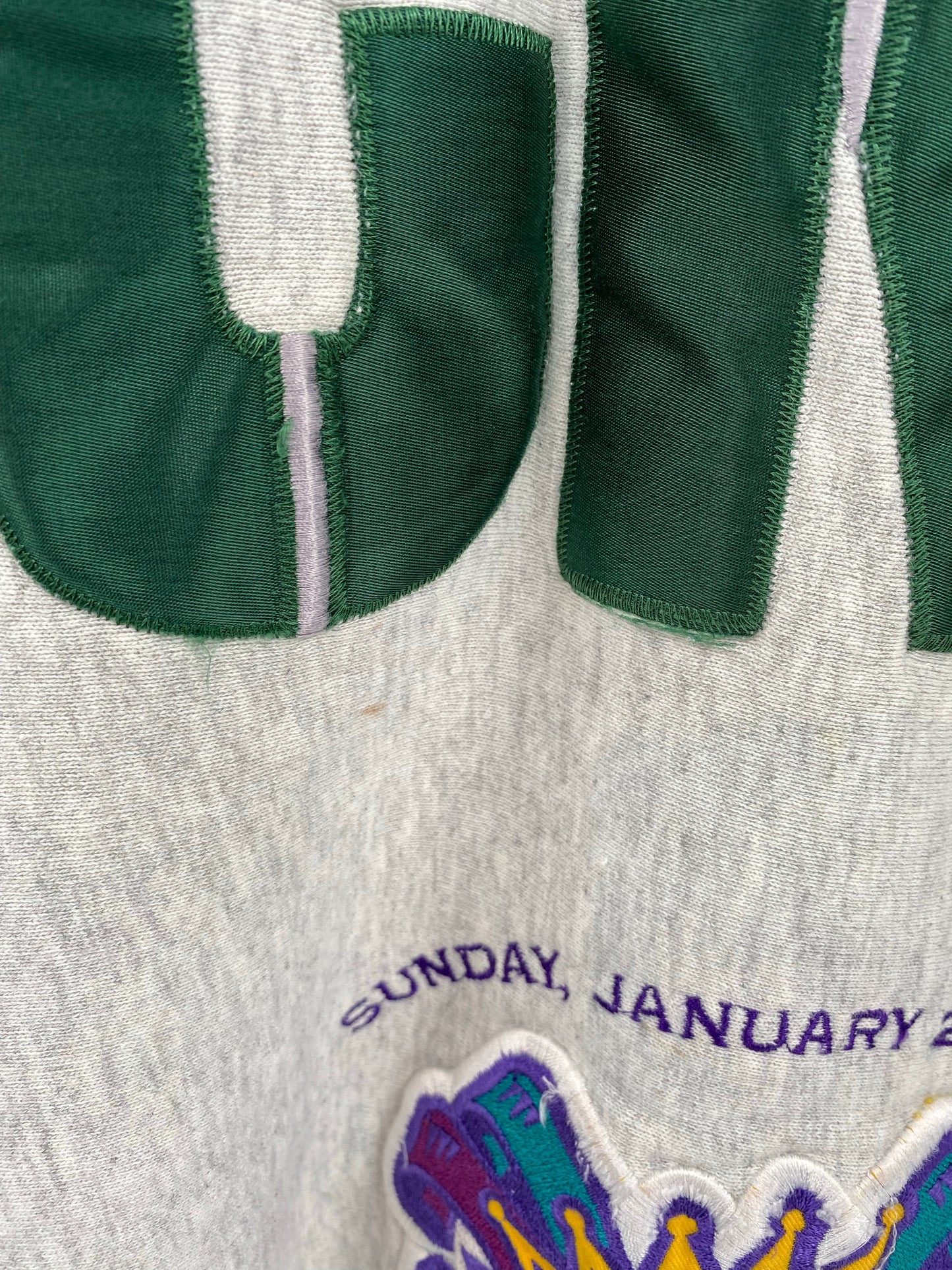 1997 SUPER BOWL GREEN BAY PACKERS Size L Vintage NFL Sweat-shirt / K6799