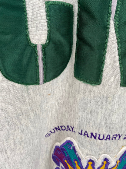 1997 SUPER BOWL GREEN BAY PACKERS Size L Vintage NFL Sweat-shirt / K6799