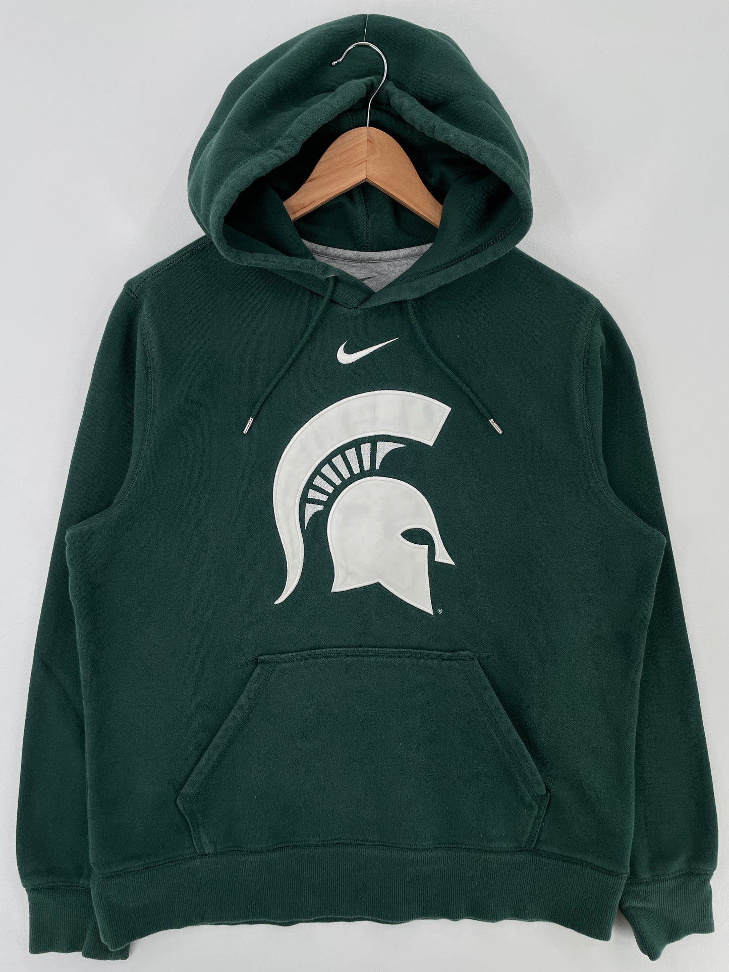 Vintage NIKE x MICHIGAN STATE Size L College Hoodie Sweat shirt / E4304S