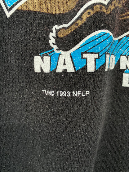 1993 JACKSONVILLE JAGUARS Made in USA Size XL Vintage NFL Sweat - Shirt / A7045