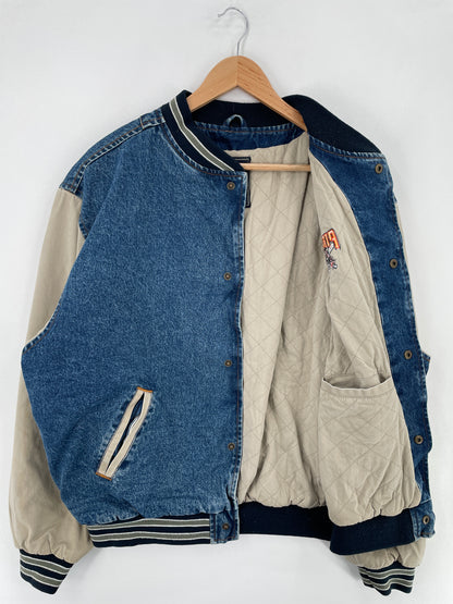 Vintage PITTSBURGH PIRATES Size L Denim Jacket / E765