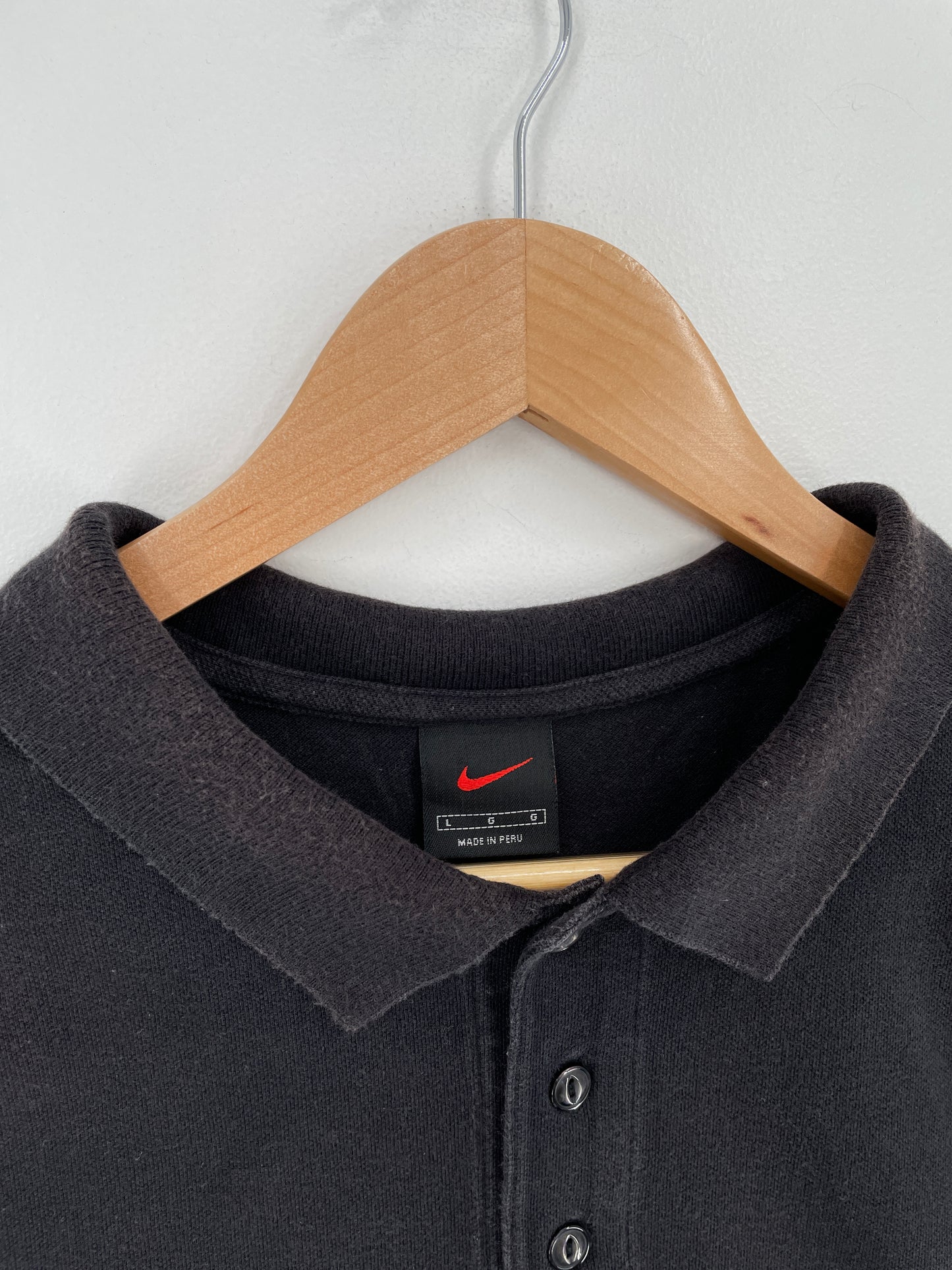 90's NIKE CENTER SWOOSH Size L Vintage Polo Shirt / E4452T