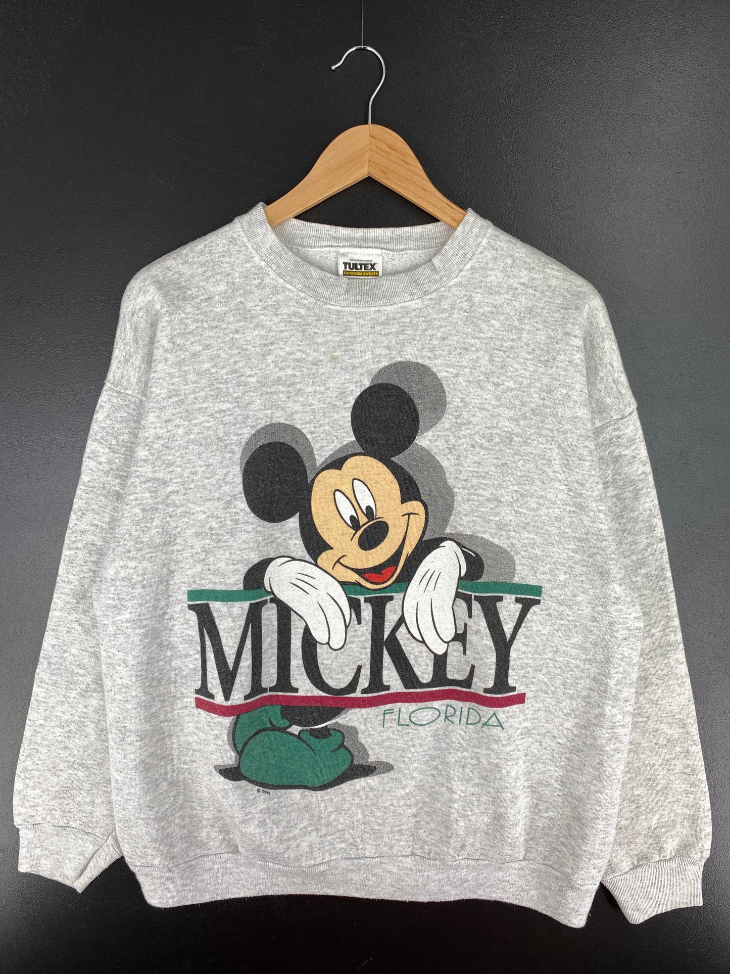 90's DISNEY MICKEY Size L Vintage Sweat-shirt / A4620