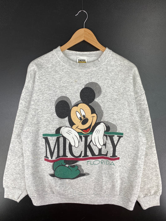 90's DISNEY MICKEY Size L Vintage Sweat-shirt / A4620