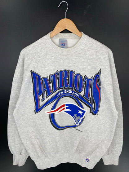 1995 NEW ENGLAND PATRIOTS Made in USA Size L Vintage NFL Sweat-Shirt/ K8257