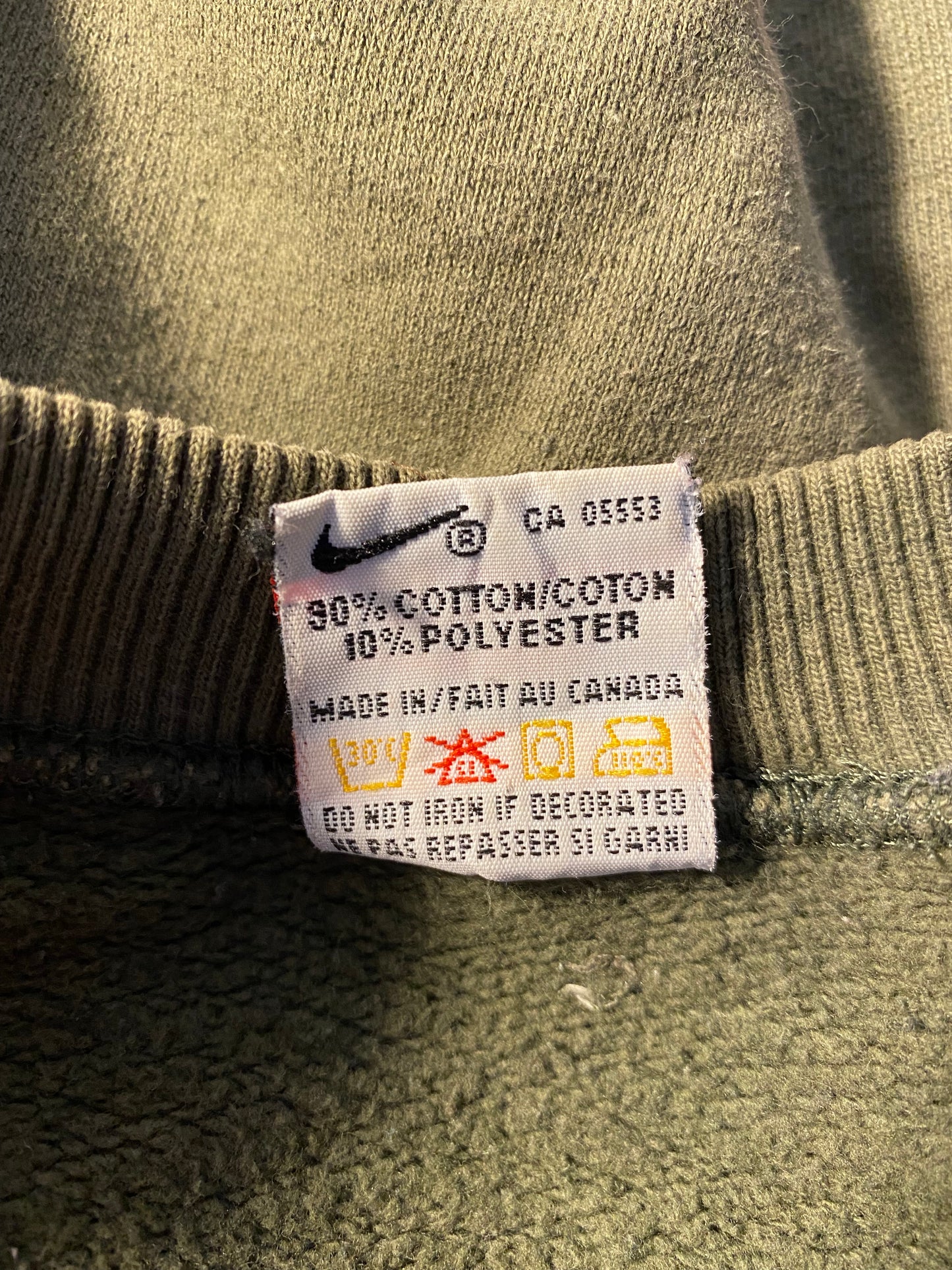 90's NIKE JUST DO IT Size XXL Vintage Sweat-shirt / K6012