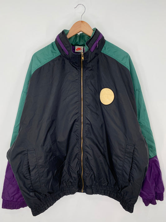 90's NIKE Silver Tag Size XXL Vintage Nylon Jacket/ K9705