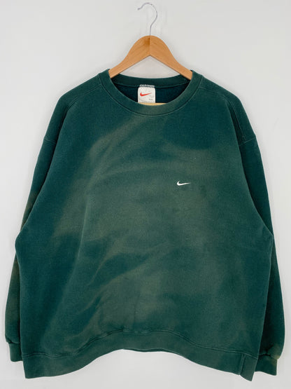 90's NIKE MINI SWOOSH Made in USA Size XXL Vintage Sweat-shirt / K6251