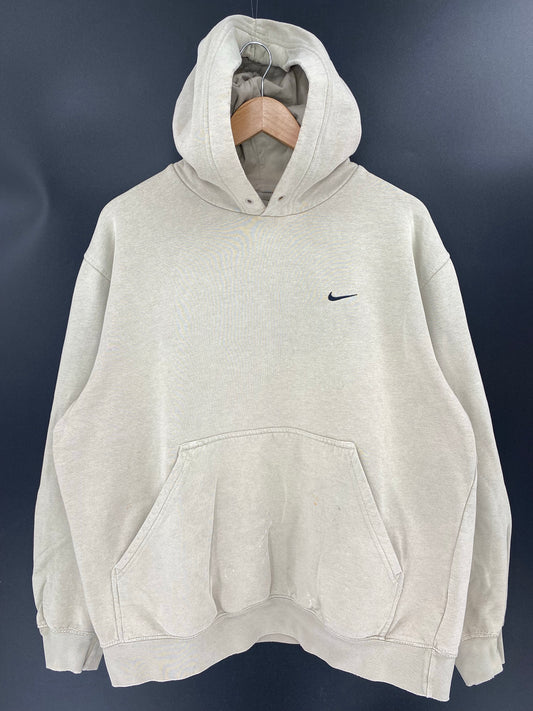 00' NIKE MINI SWOOSH Size L Vintage Hoodie Sweat-shirt / K7181