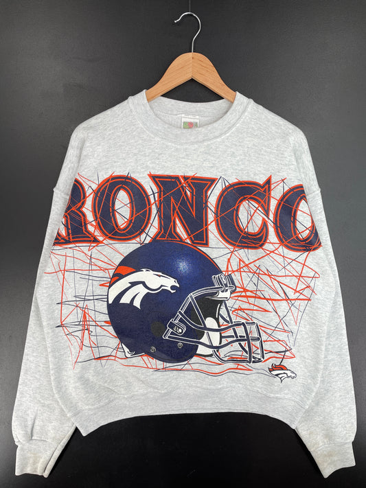 90’s DENVER BRONCOS Size XL Vintage NFL Sweat-shirt / E4718S