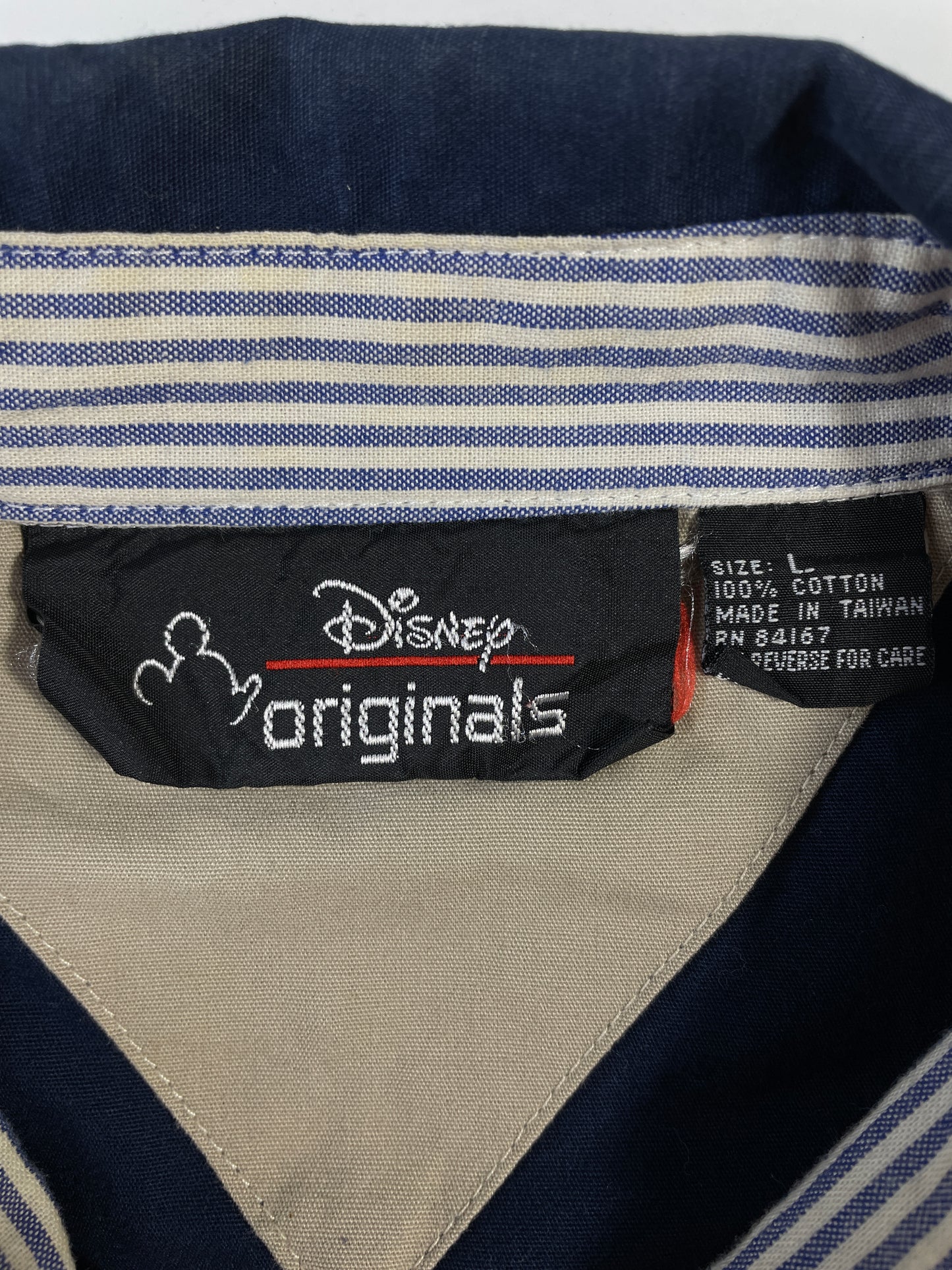 90’s DISNEY MICKEY Size L Vintage Cotton Jacket / A9920