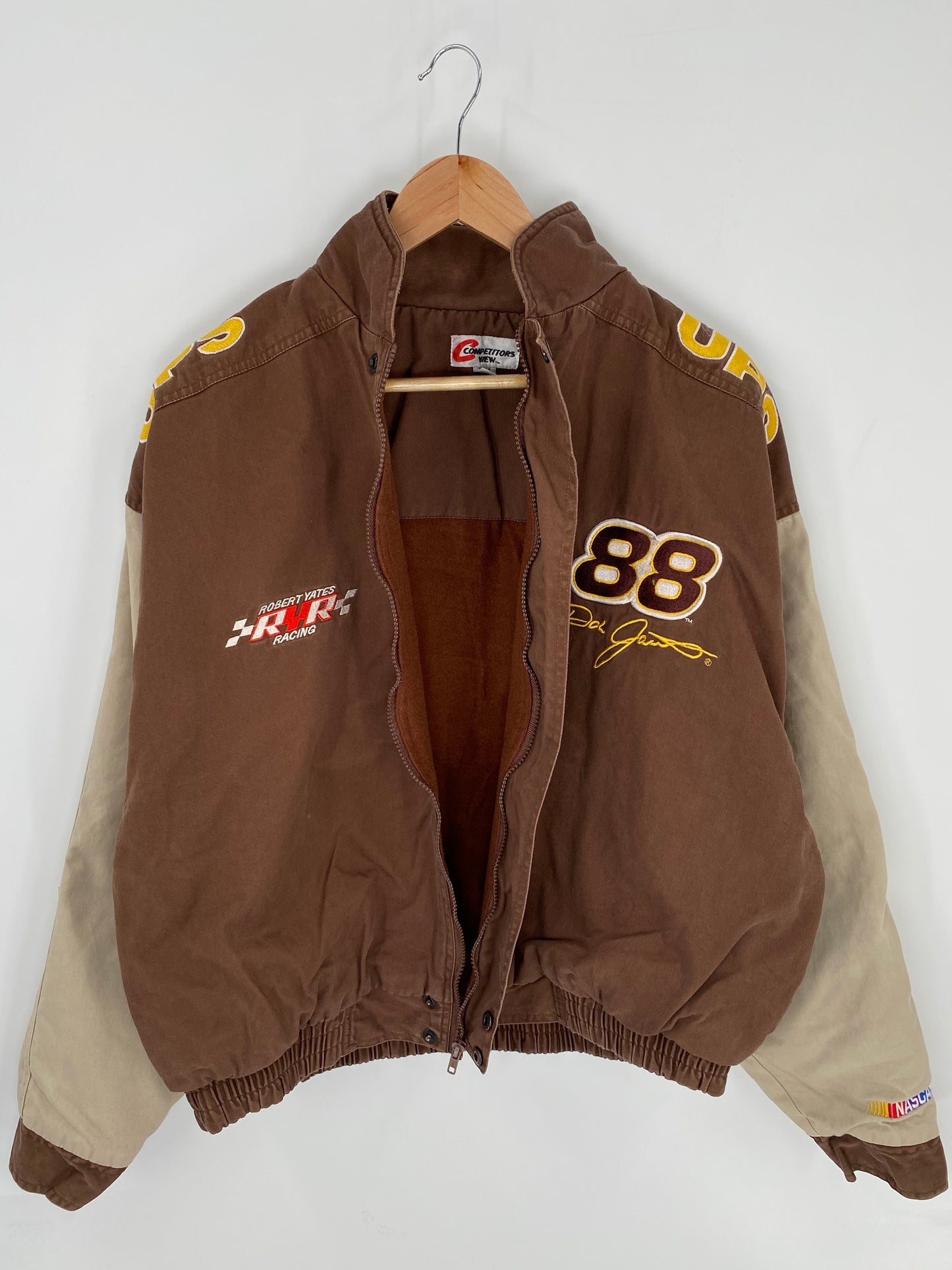 Vintage UPS x NASCAR DALE EARNHARDT JR Size L Racing Jacket/ K8305