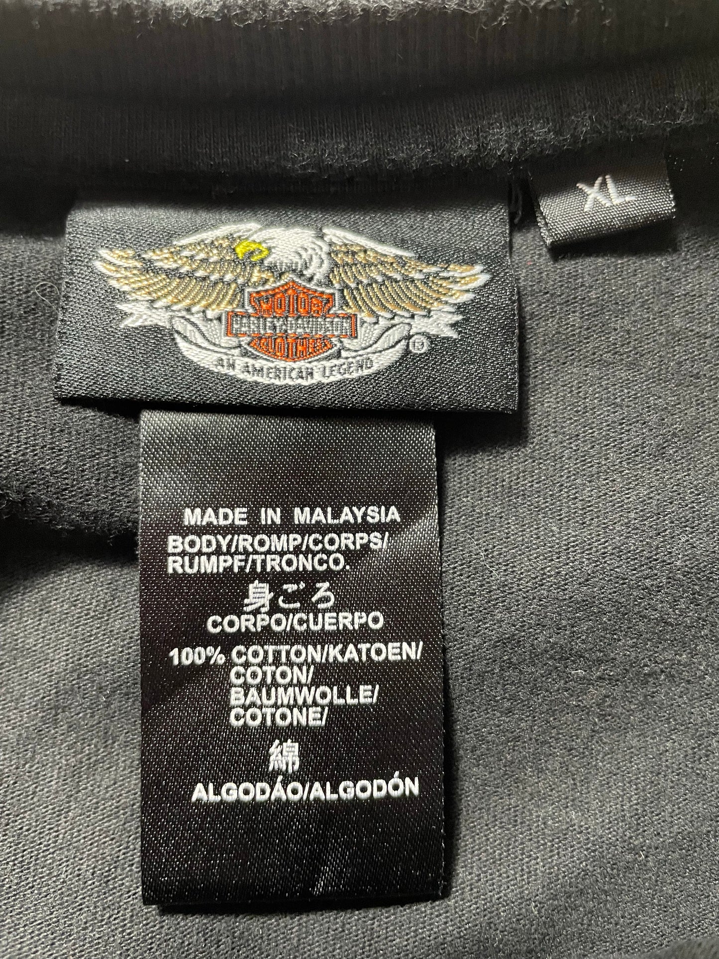 Vintage HARLEY DAVIDSON Size XL Long Sleeve T-Shirt / K6319