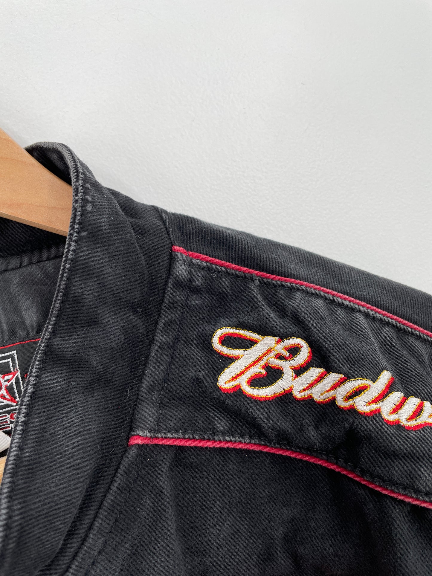 Vintage BUD WEISER Size XXL Racing Jacket / E610