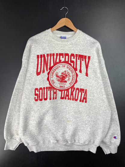 Vintage UNIVERSITY OF SOUTH DAKOTA Made in USA Size XXL College Sweat-shirt / A9606