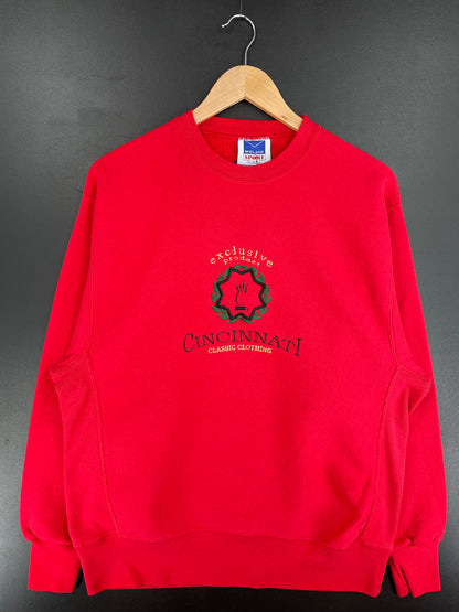 .90's CINCINNATI BEARCATS Made in USA Size XL Vintage College Sweat-Shirt / E3673S