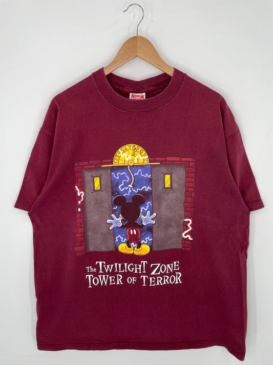 90's DINEY MICKEY Made in USA Size XXL Vintage T-Shirt / K9414