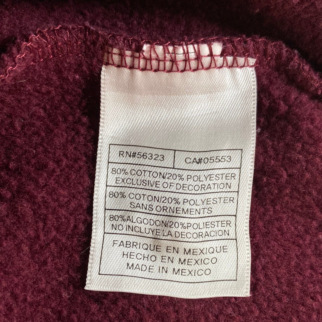 00' NIKE x VIRGINIA TECH Size M Vintage College Hoodie Sweat Shirt / E6672S