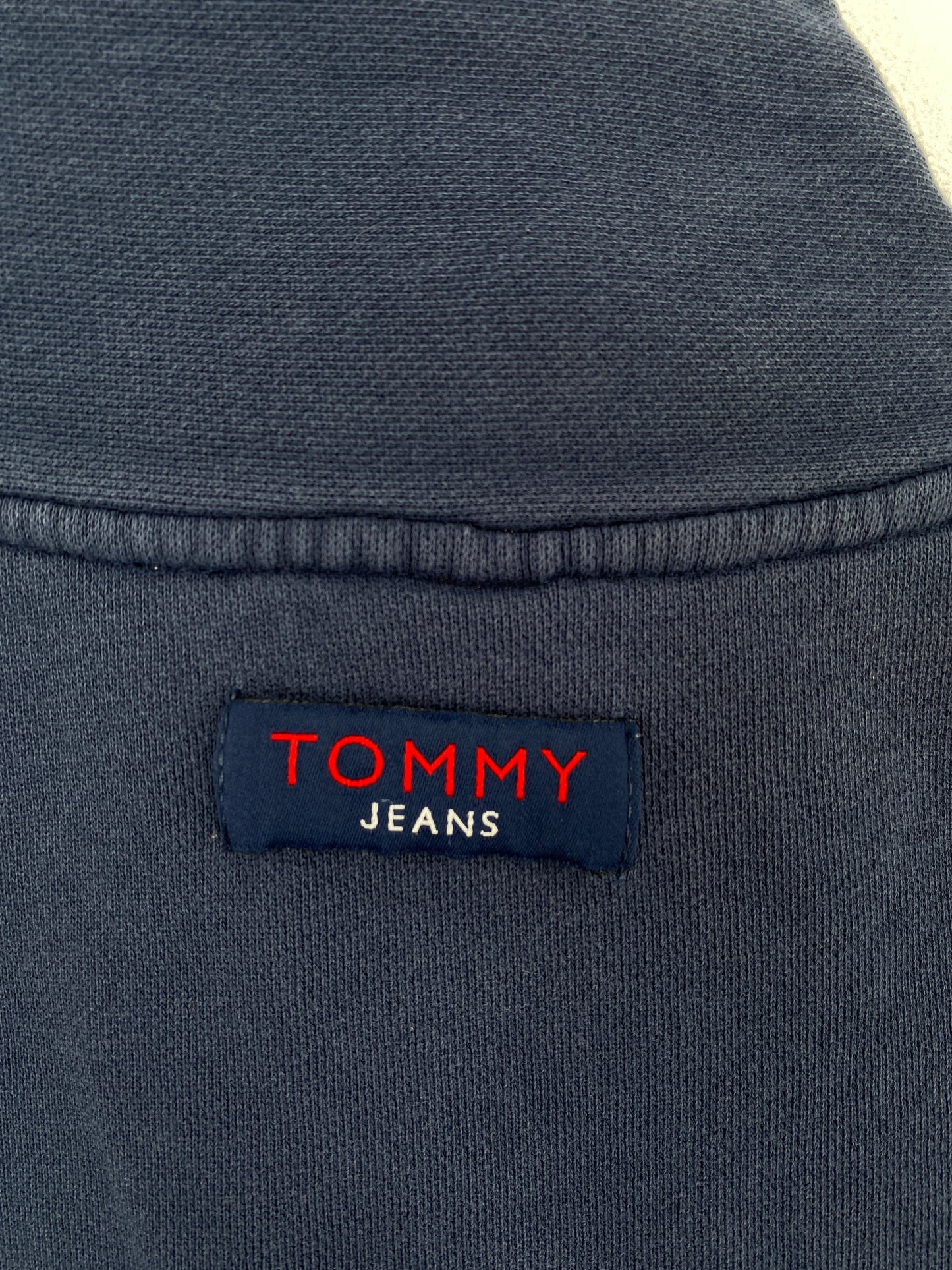 00' TOMMY JEANS Approx. Size XL Vintage Half Zip Sweat-Shirt/ A4301