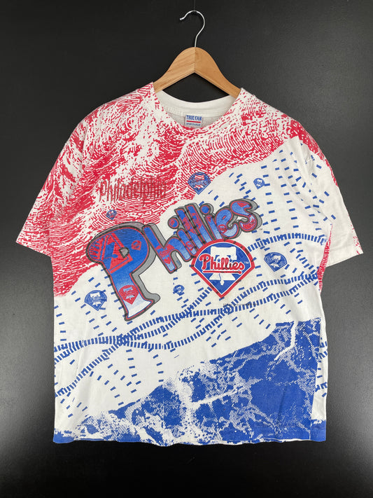1994 PHILADELPHIA PHILLIES Made in USA Size XL Vintage MLB T-Shirt / A5172